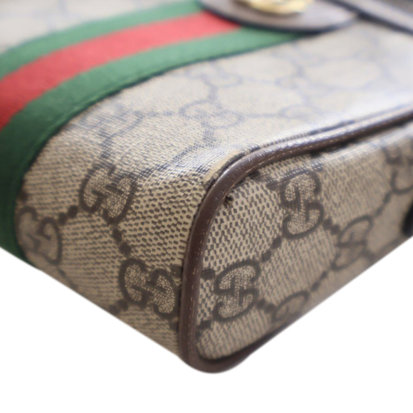 Pre-Loved Gucci Mini GG Supreme Ophidia Crossbody - Picture 10 of 12